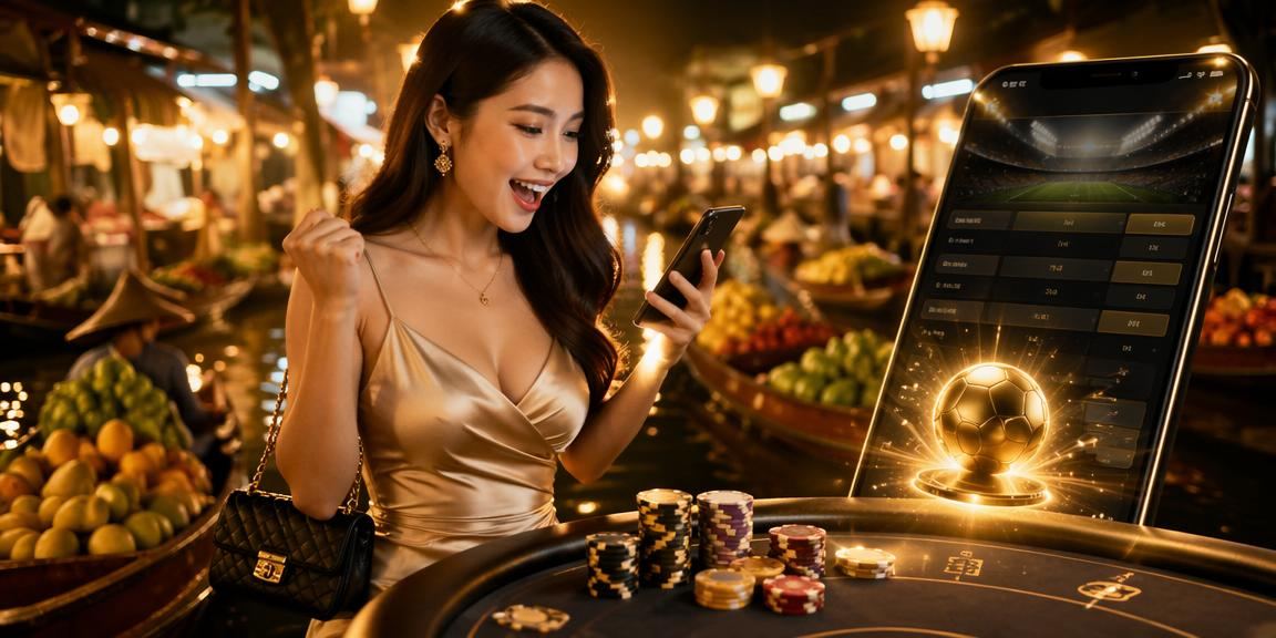 Người dùng thư giãn trải nghiệm casino trên điện thoại bên sông Mê Kông