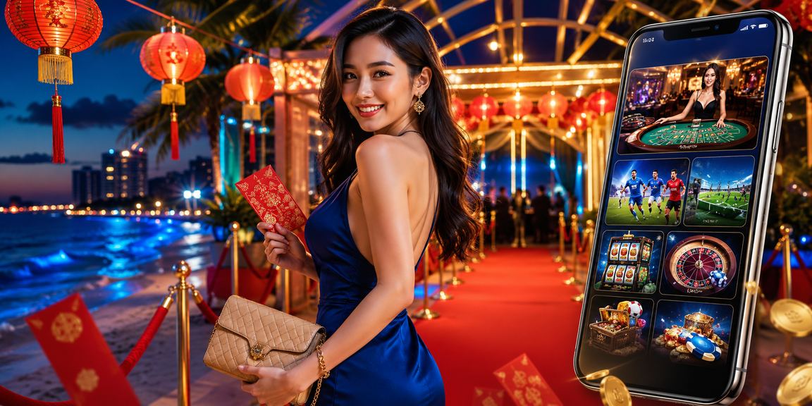 Phong bì đỏ và đèn lồng mừng ưu đãi bonus tại Vũng Tàu